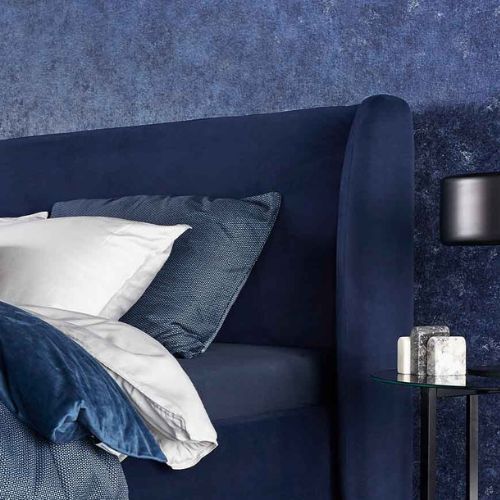 Gebogen hoofdbord