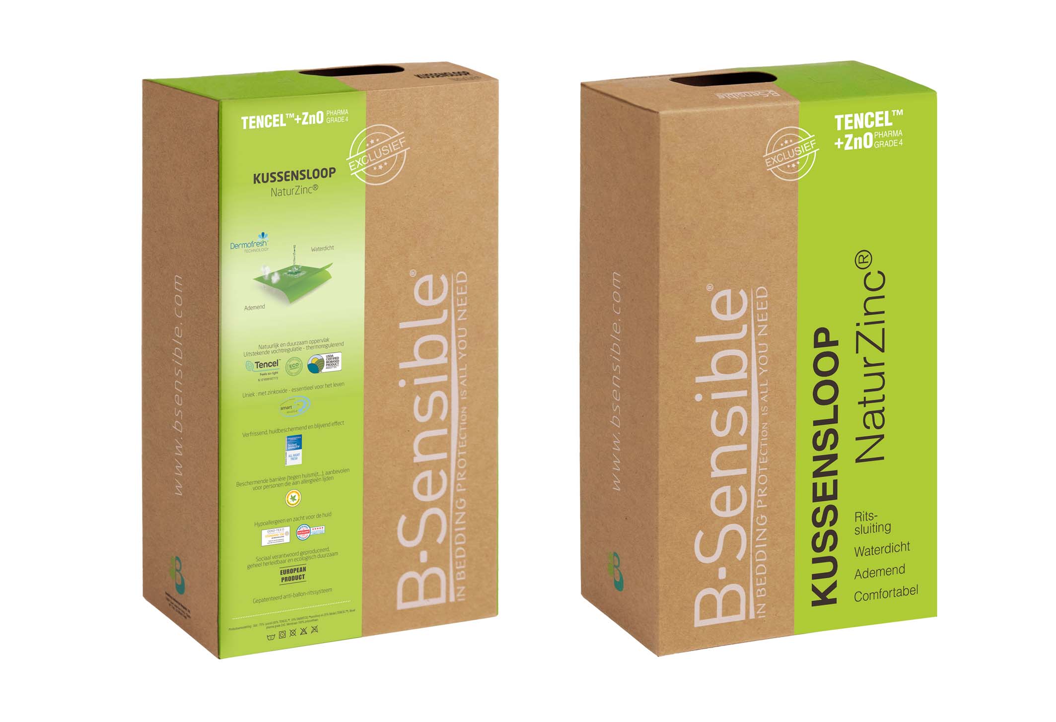 B-Sensible Waterdichte Beschermer Kussensloop