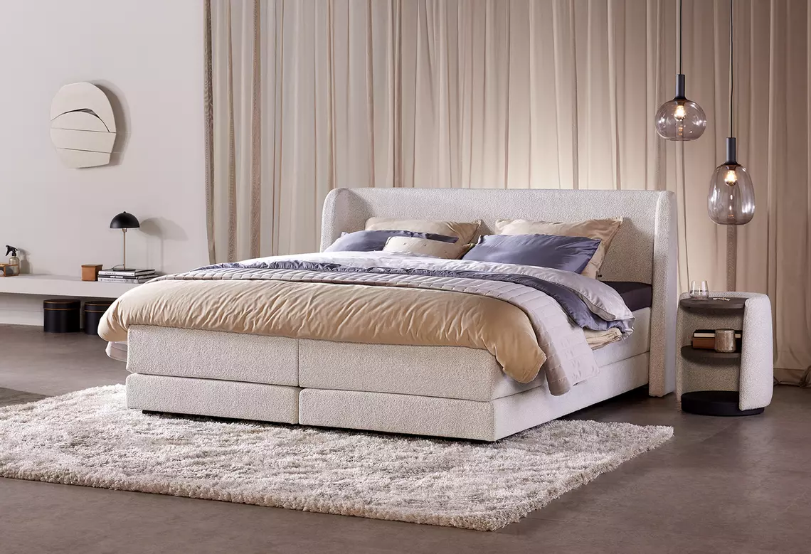 Trendy slaapkamer