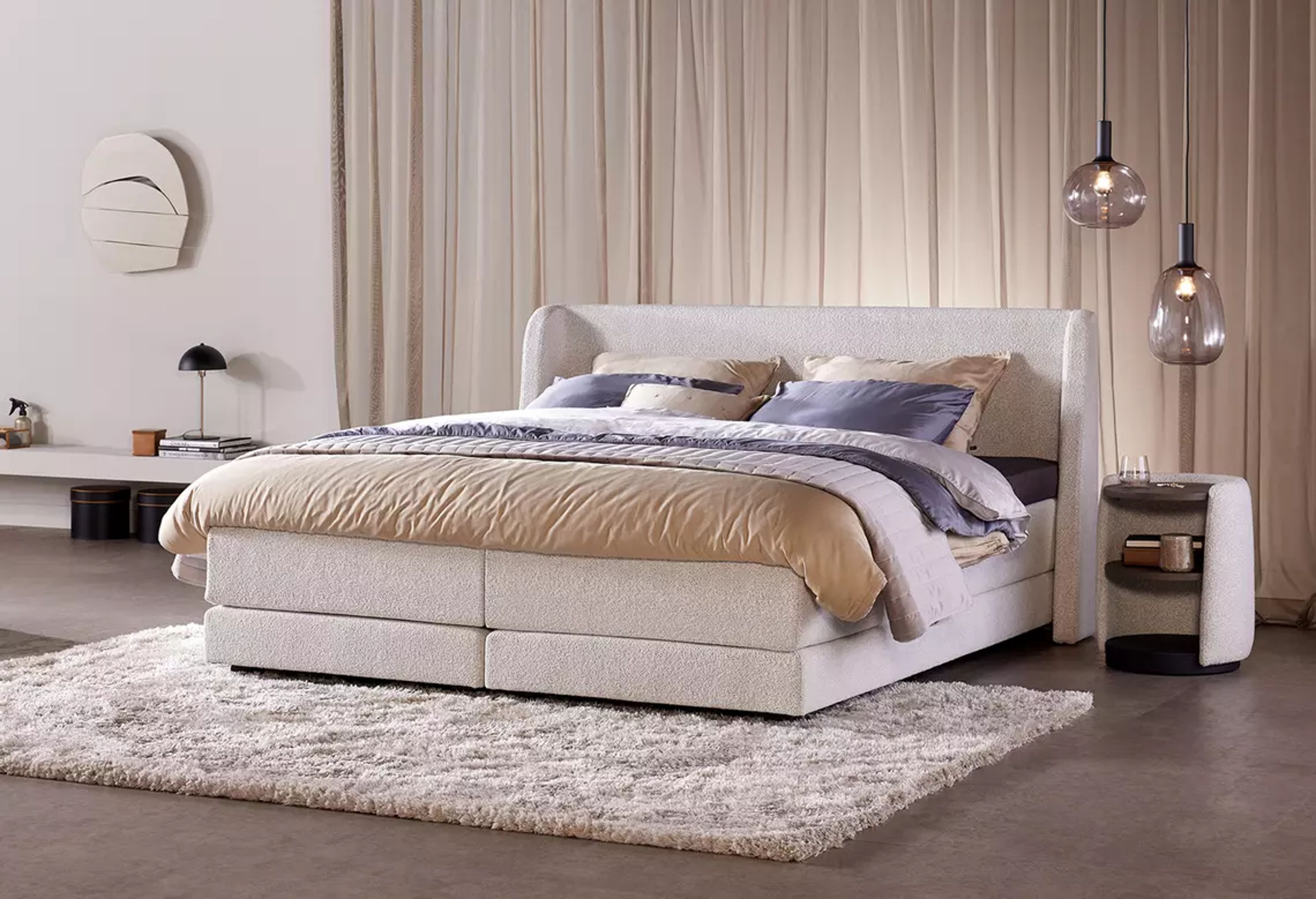 Trendy slaapkamer