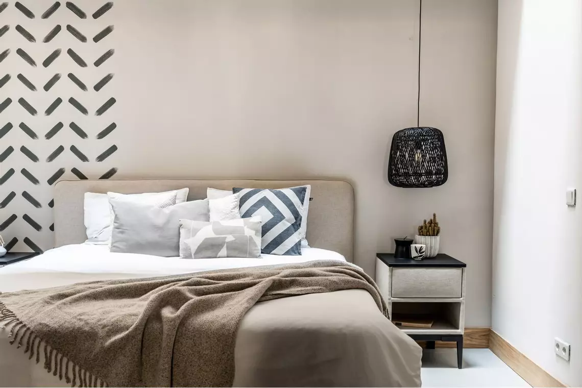 Binnenkijken in het grachtenpand slaapkamer van Klaas