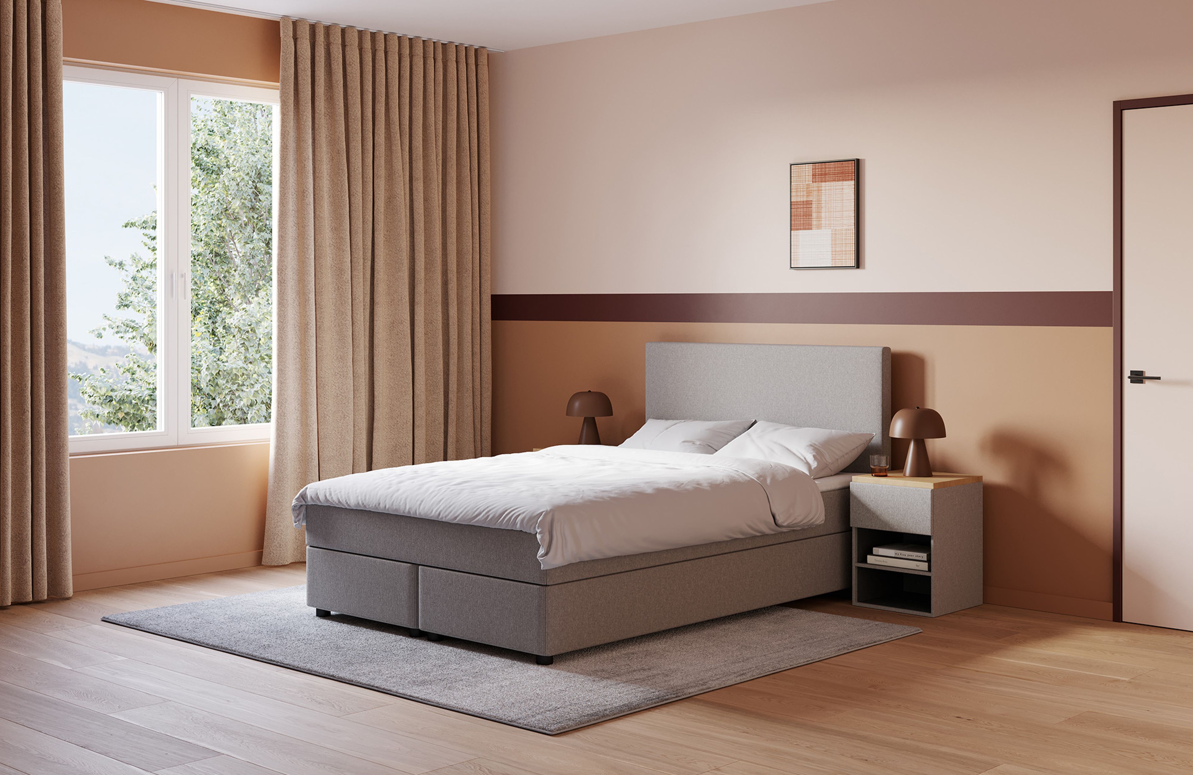 Boxspring Essence Square - Snel leverbaar